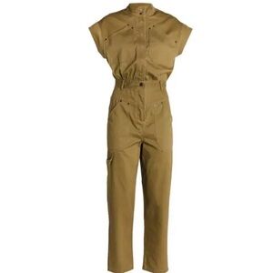 Shona Joy Orange Utility Jumpsuit